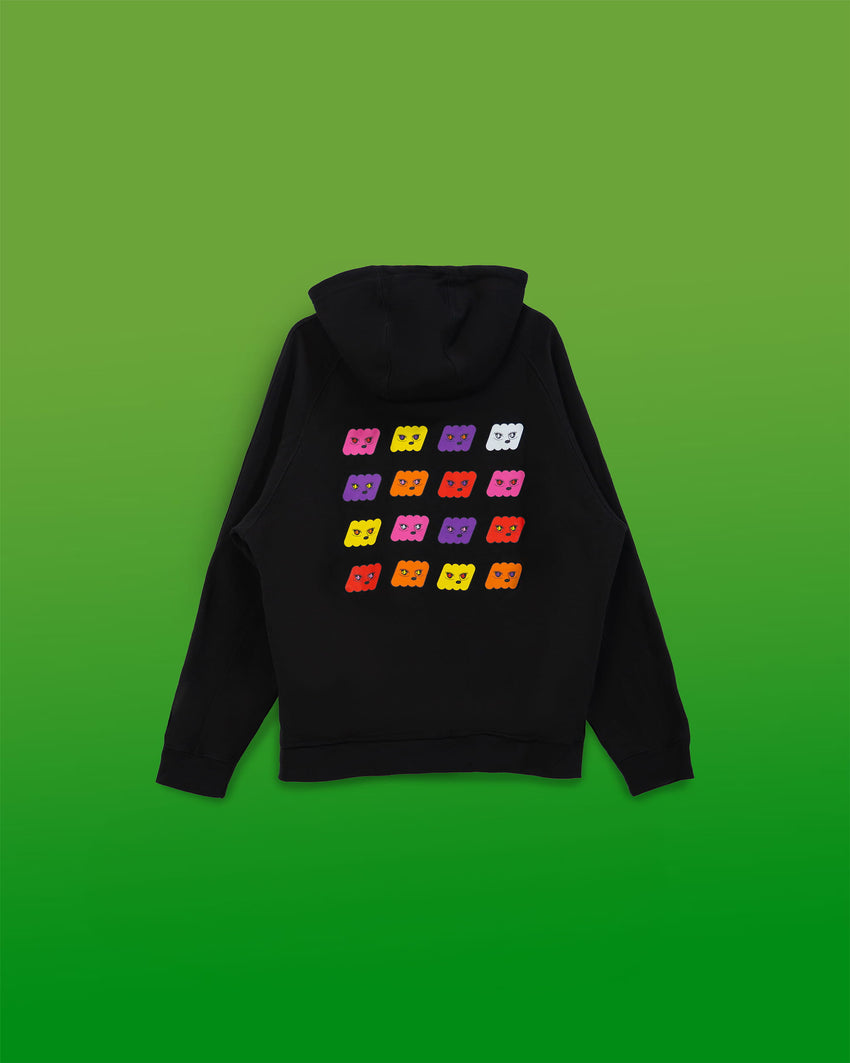 Multi Logo Jacket Multi Logo Black Jacket – Charming Creature